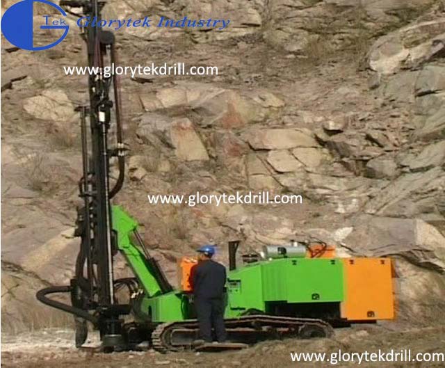 18m Depth Crawler Type Rock Drilling Machine