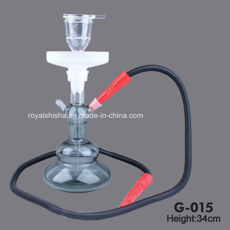 2016 New Design Frosted All Glass Hookah Shisha