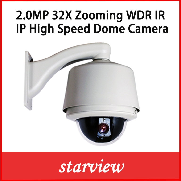 2.0MP 32X Zooming IP Outdoor Auto Focus High Speed Dome Network PTZ Dome Camera