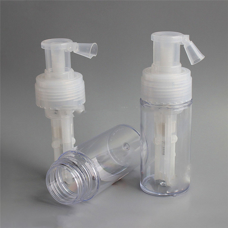 Round Shape Plastic Talcum Powder Sprayer Bottle (NB1113-1)