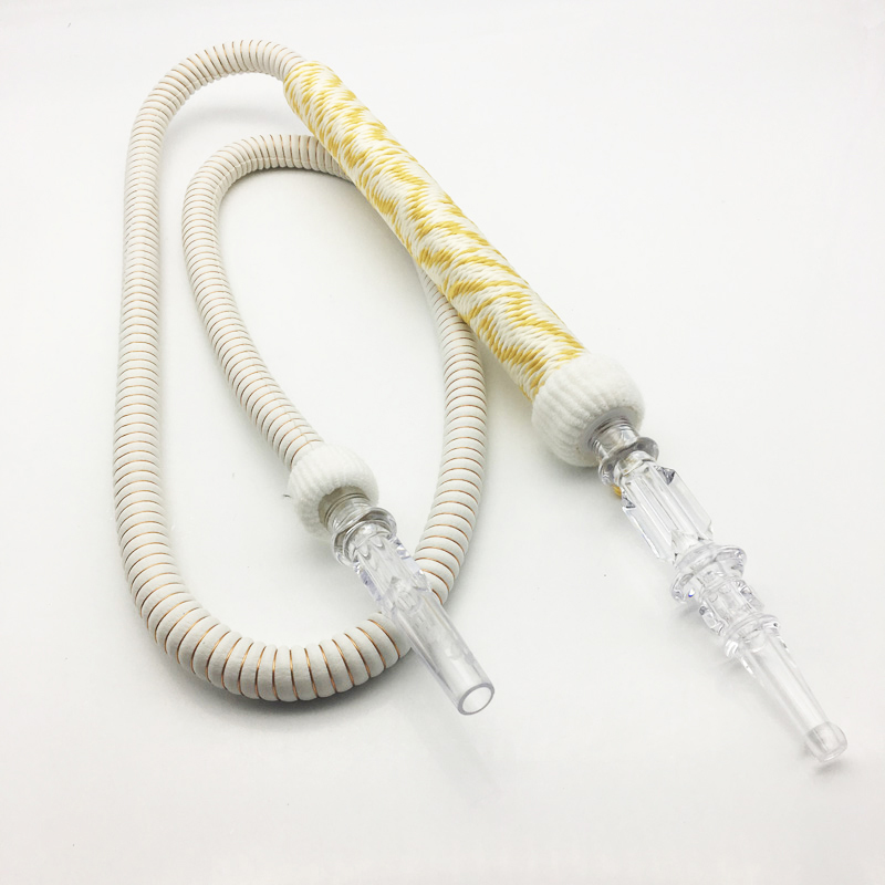 1.8m White Color Acrylic Hookah Shisha Narghile Hose Tools (ES-HH-008)