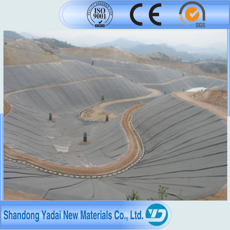 0.1-3.0mm Thickness Black HDPE Plastic Sheet Geomembrane