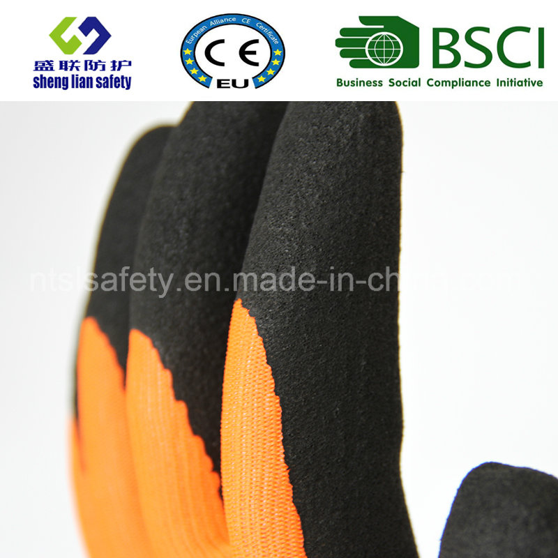 Nitrile Coating, Sandy Finish Safety Work Gloves (SL-NS117)