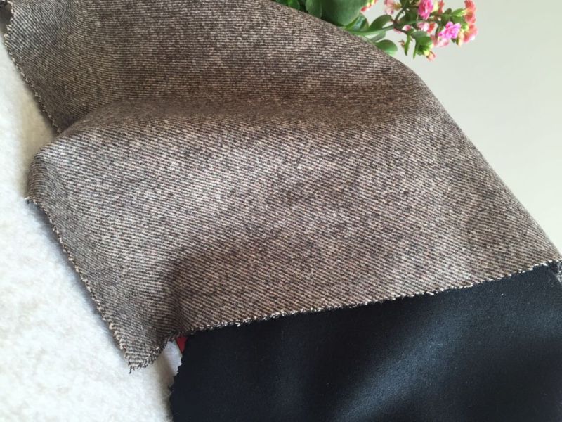 Flano Wool Fabric with Twill