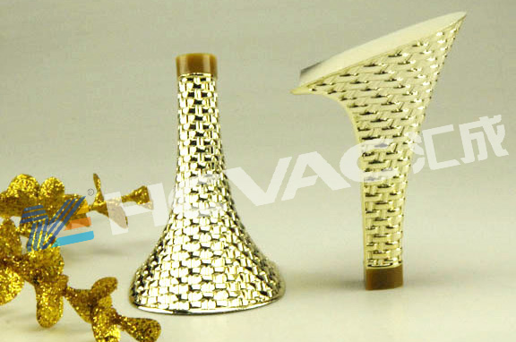 Plastic Shoe Heel PVD Coating Machine/Silver Gold Color Plating Machine/Plant