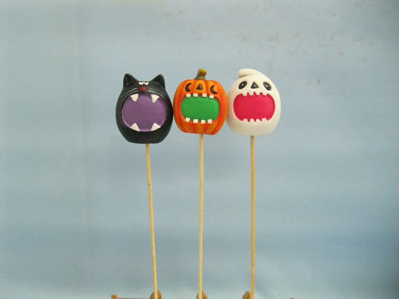 Halloween Pumpkin Ceramic Arts and Crafts (LOE2373-6p)