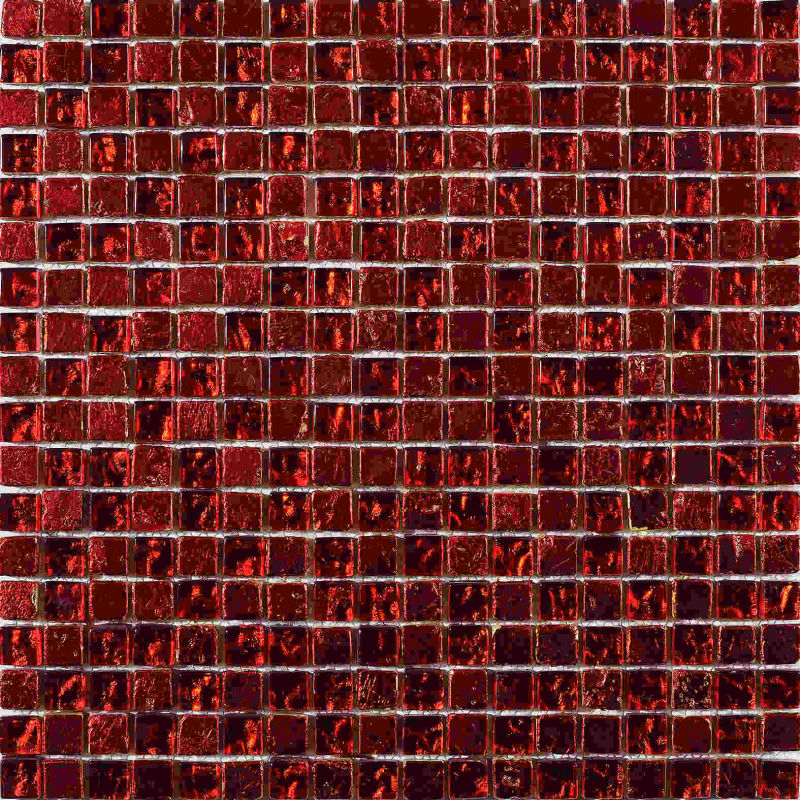 Wholesale Red Color Crystal Glass Mosaic for Bathroom