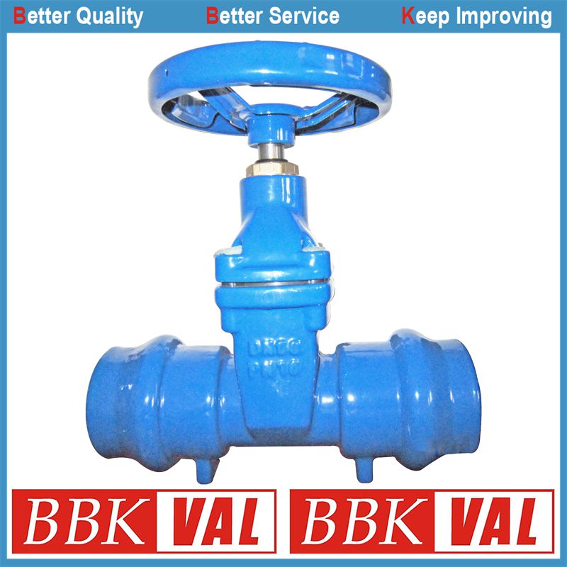 Socket End Gate Valve Resilient Seat Gate Valve Socket End Connection