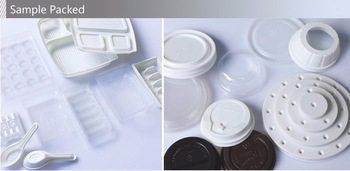 Automatic Plastic Tray Forming Cup Lid Thermoforming Making Machine