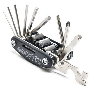 Promotional Mountain Bike Multifunctional Tool, Wrench Bike Bicycle Tool