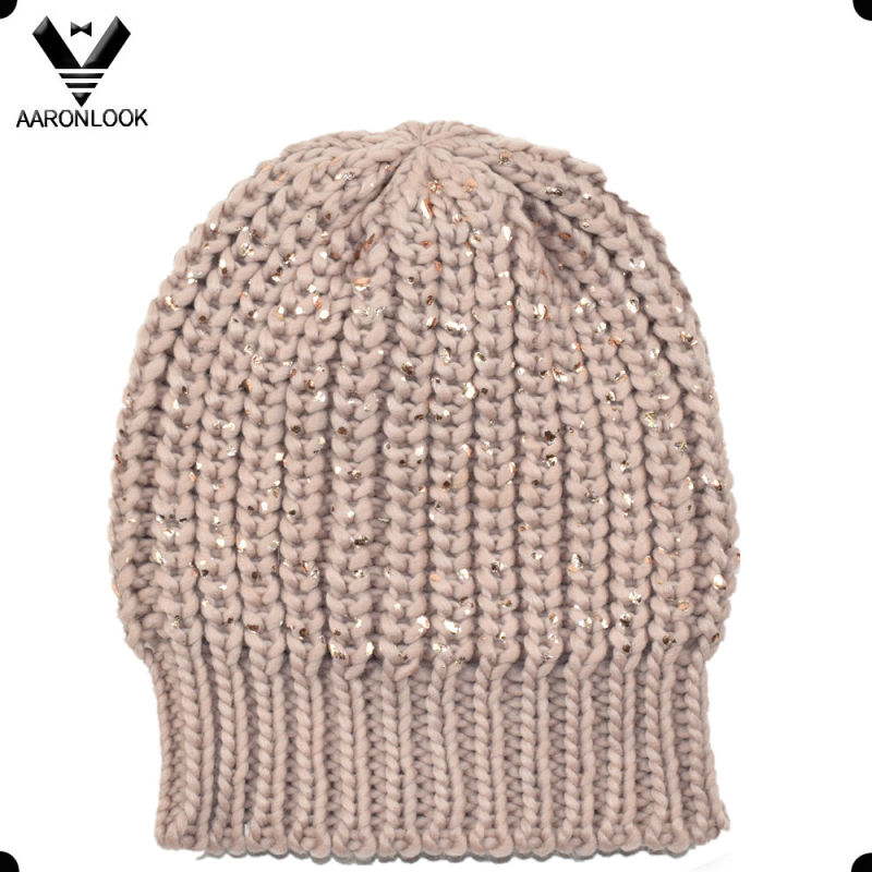 Promotional High Quality Fashion Thick Knitted Hat