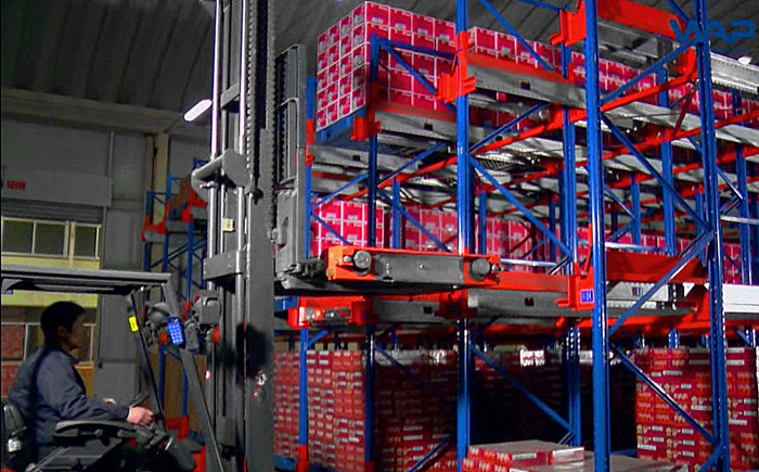 Pallet Runner Racking System for Freezer Warehouse