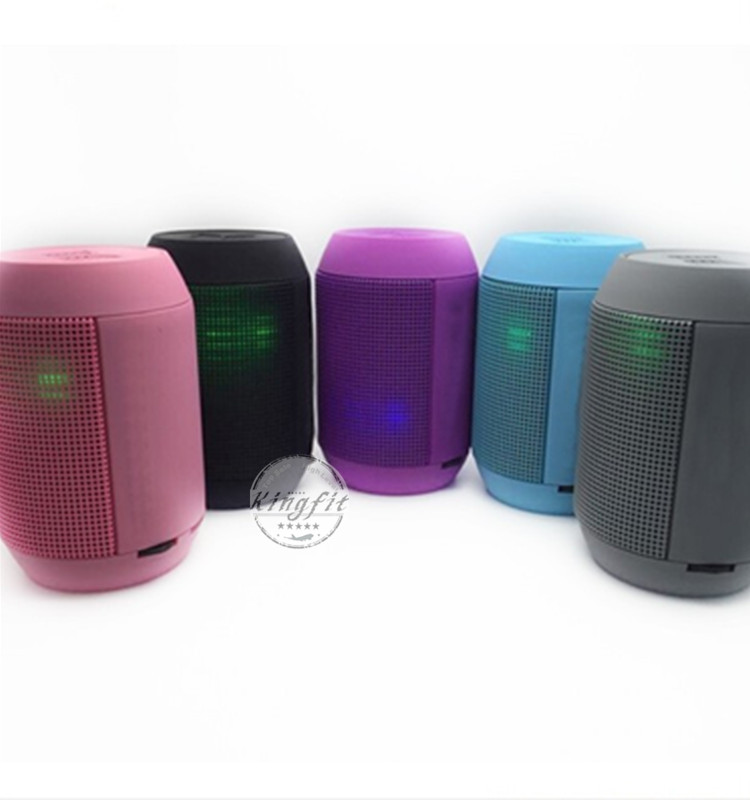 LED Light Portable Bluetooth Speaker with TF Card Support