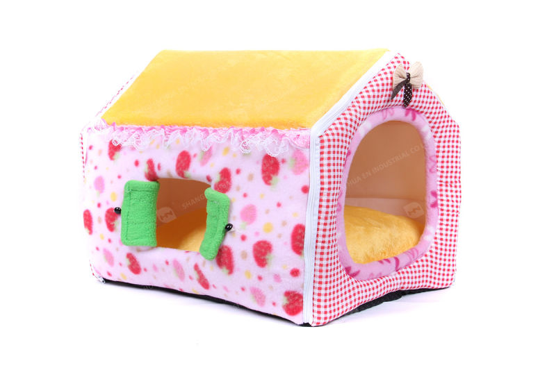 Lovely Cotton Fabric Dog House (HN-pH567)