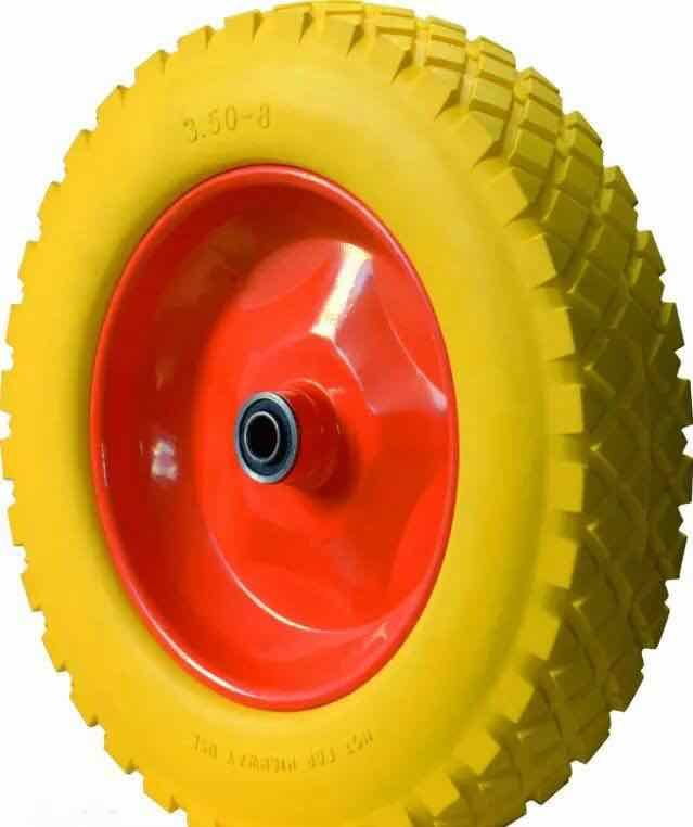 PU Flat Free Foam Wheel for Wheel Barrow