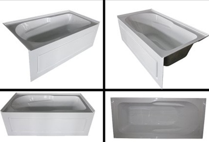 Manufacturers American Standard Apron Skirt Alcove Acrylic Built-in Bath Tub