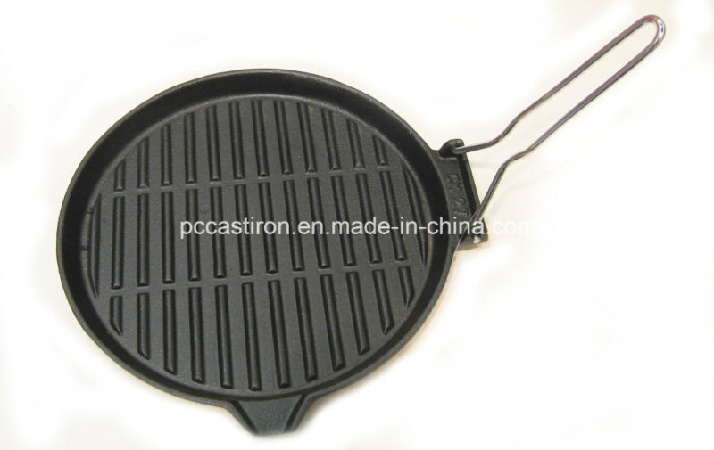 Preseasoned Cast Iron Fajita Sizzler Dia 27cm