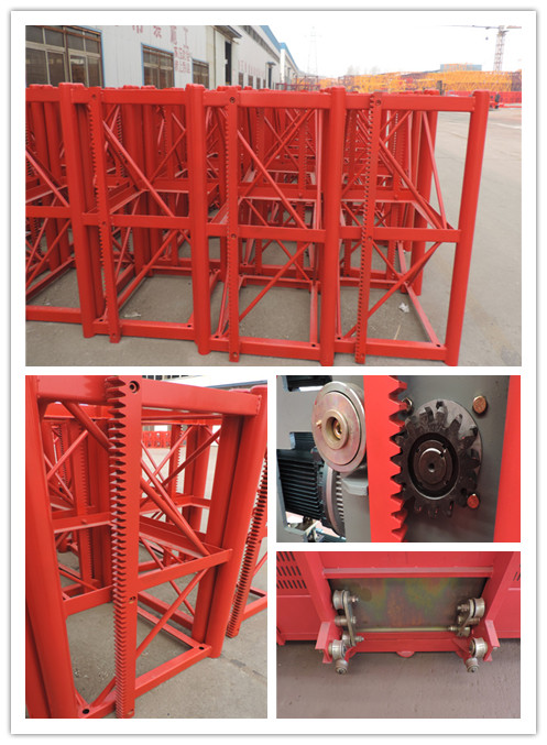 Construction Elevator Sc200/200 Double Cage Max Capacity 2t