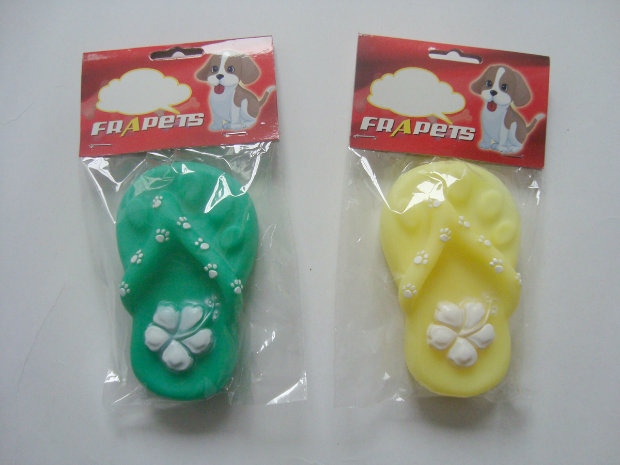 Dog Toy of Vinyl Slipper for Dog