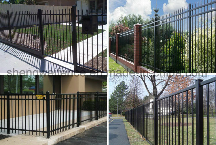 Factory Spear Top Metal Fence/Powder Coated Fence Panels