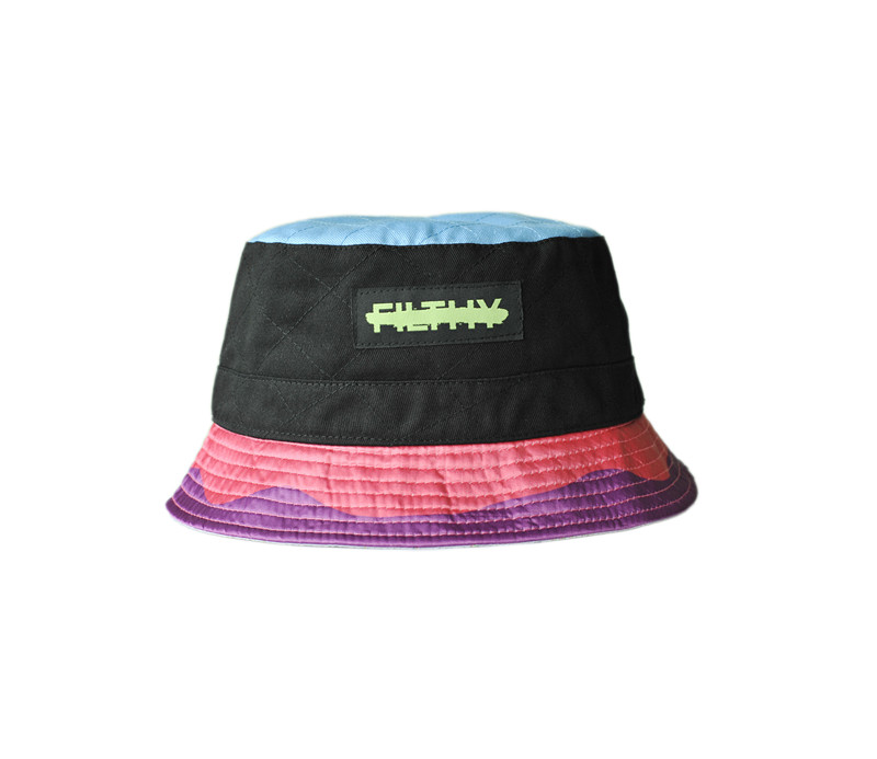 Popular Color Piping Double Layers Bucket Hat Boonie Leisure Hat (U0034/37)