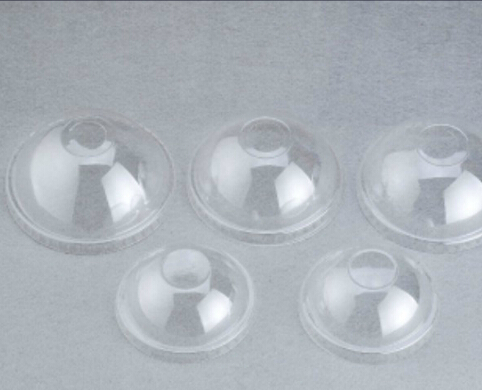 Plastic Cup Lid, Pet Dome Lid with Straw Hole