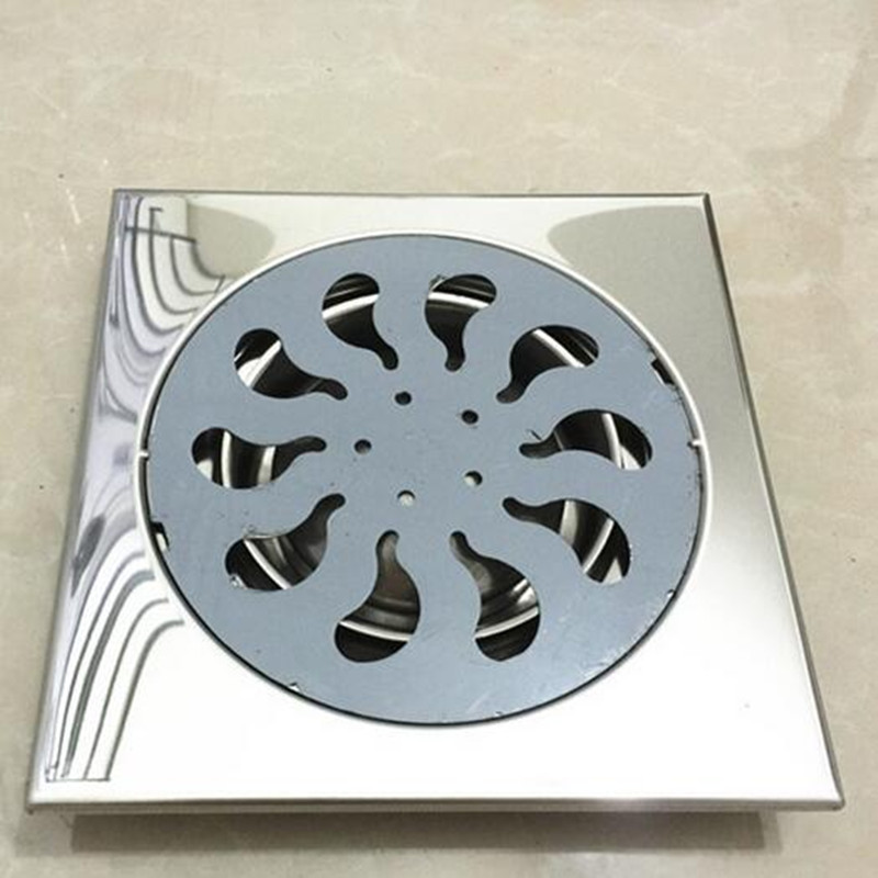 304 Type Stainless Steel Square Shower Drain