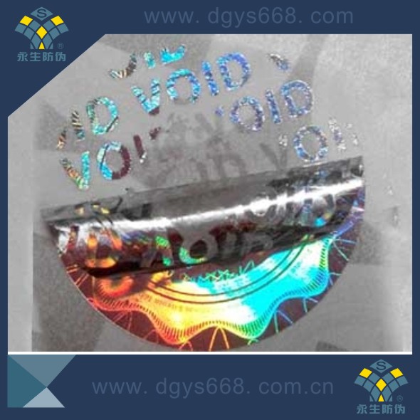 Transparent Custom Design Hologram Security Label Sticker