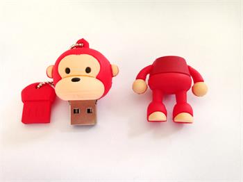 Cute Monkey USB 2.0 Flash Drive Customized 3D USB Stick