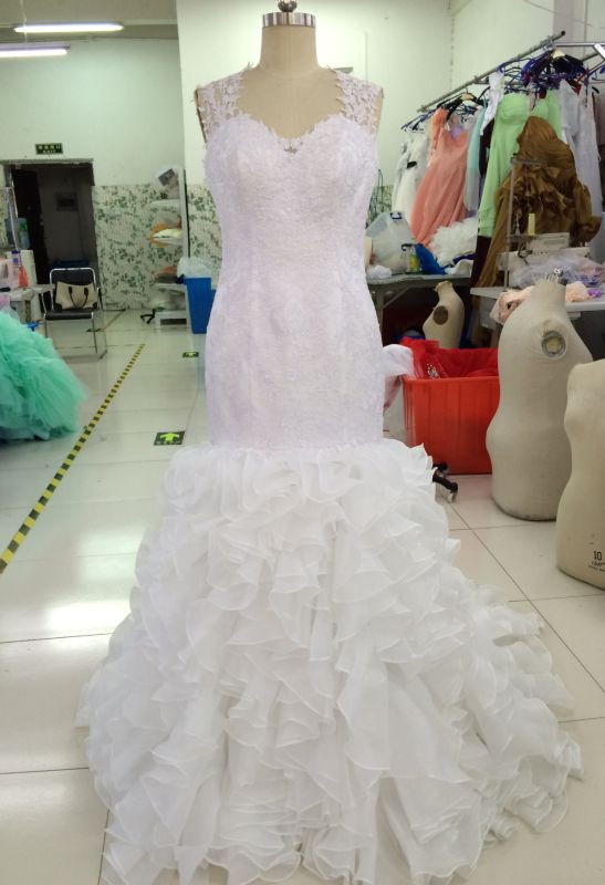 Aoliweiya Customize Bridal Wedding Dresses Plus Size