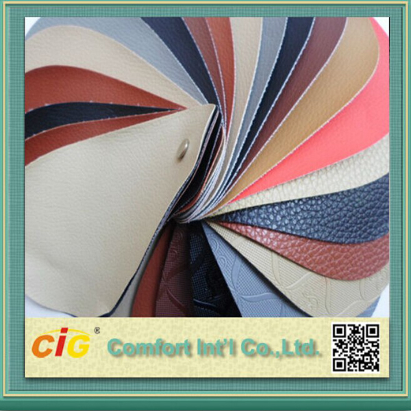 Artificial Leather Synthetic Leather PVC Leather for Upholstery Sofa Chairs (Lychee)