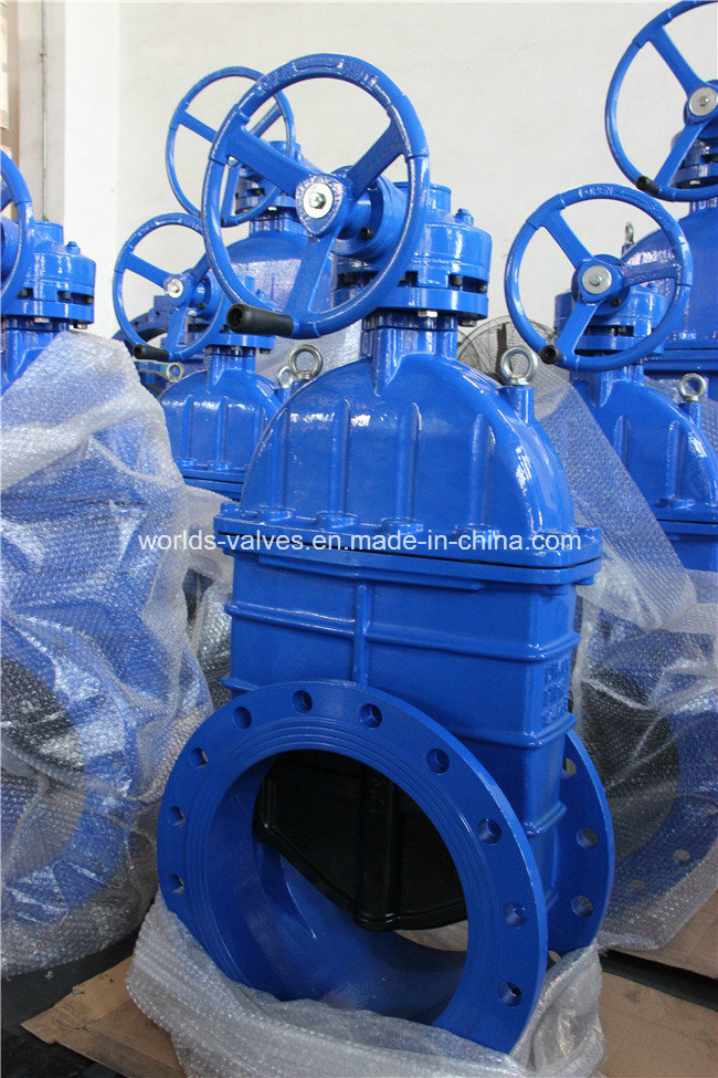 Nrs Ductile Iron Rubber Gate Valve for Water (Z45X-10/16)