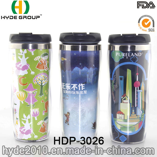 Stainless Steel Starbucks Mug Coffee Mug Travel Mug with Paper Insert (HDP-3026)