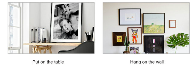 Thin Edge Metal Photo Frame-Black Color for Wunderboard HD Metal Photo Panels