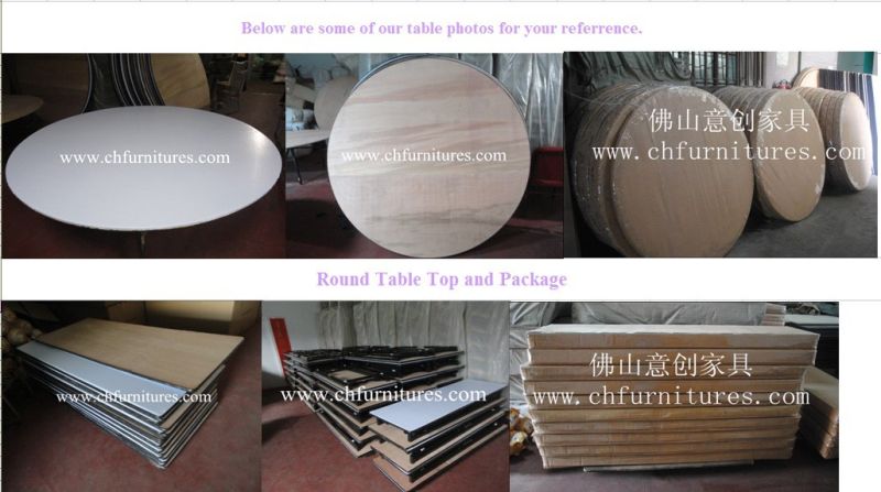 Folding Round Wedding Banquet and Hotel Table (YC-T01)