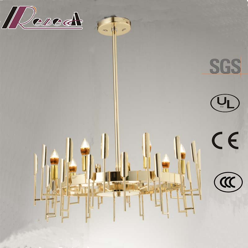 Gold European Style Hotel Decoration Pendant Lamp