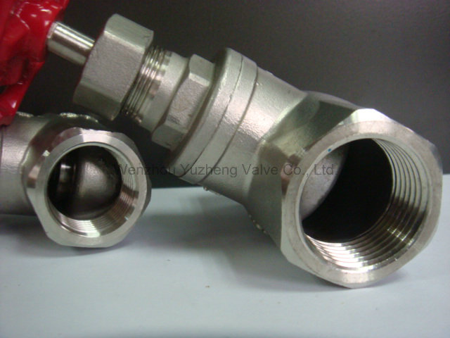 Stainless Steel Y-Type Thread Globe Valve