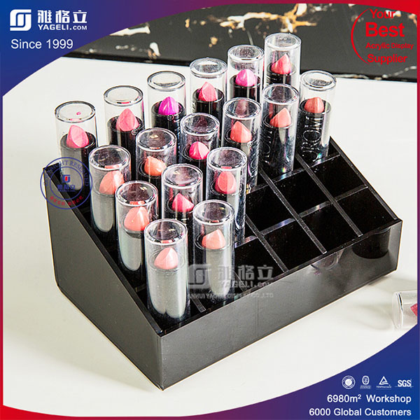 Small Black Acrylic Spinning Lipstick Wholesale