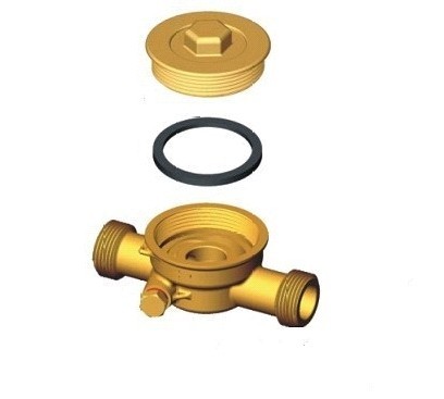 Brass Bottom Body for Detachable Heat Meter