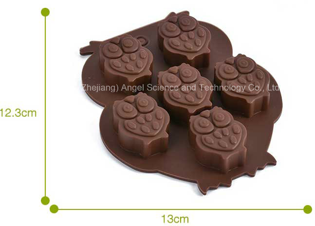 Cutie Owl Silicone Ice Chocolate Mold Cookie Tool FDA Approved Si08
