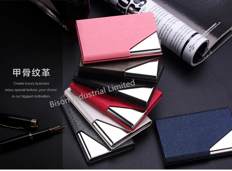 Customized Logo Printing Elegant Business Card Holder for Business Gifts