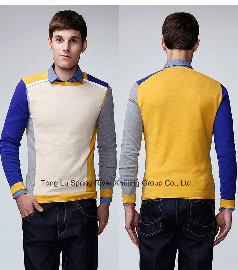 Manufactory Cotton Pullover Knit Men Knitwear