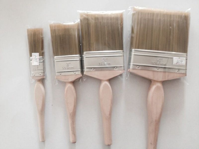 High Quality Original Wood Handle Bristle Brush (YY-618)