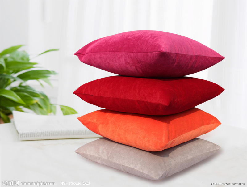 Polyester Fleece Cushion with Embroidery