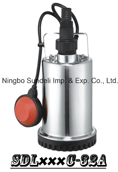 (SDL400C-32A) Cheatest Stainless Steel Garden Clean Water Submersible Pump with Plastic Bottom