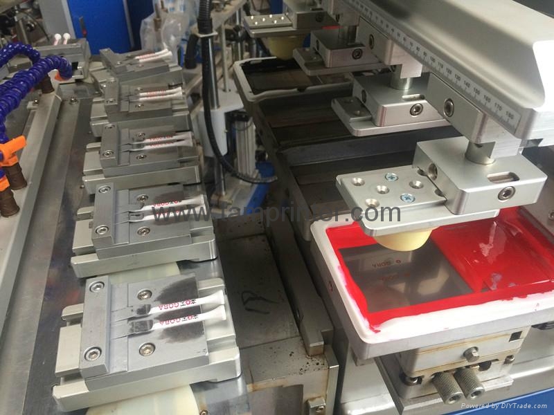 TM-C4-CT 4-Color Ink Cup Conveyor Pad Printing Machine