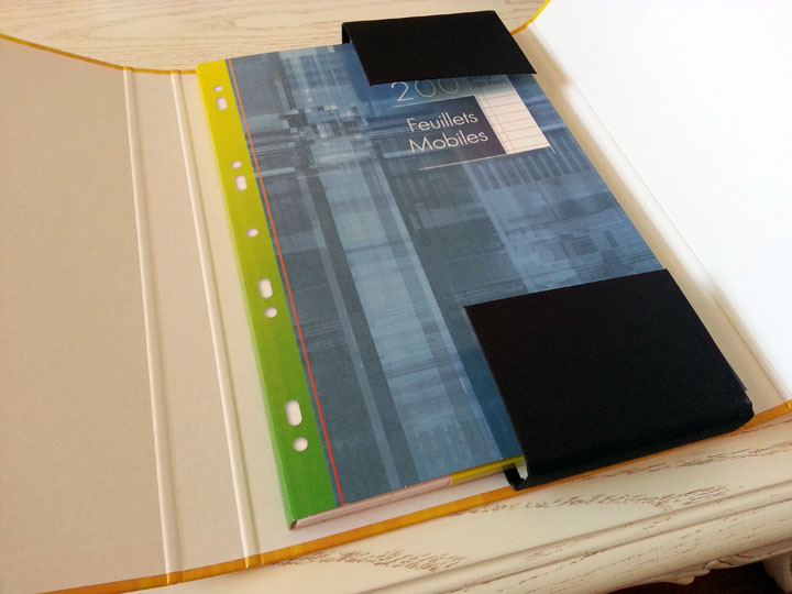 Custom Printing Paper File Folder Box with Elastic Band