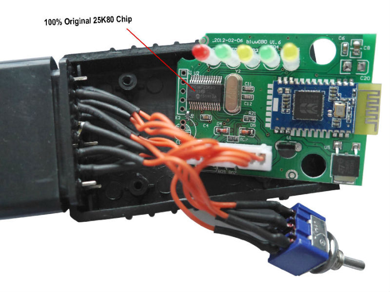 Revised Elm327 Bluetooth with Switch for Forscan