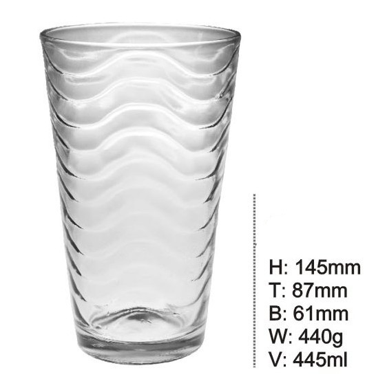 Set Home Gift Promotion Glass Cup Hiqh Quality Kb-Hn0116