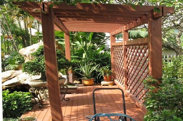 High Quality Cheap Outdoor WPC Pavilion Pergola